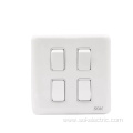 4Gang 2Way Light Switches 86x86mm wall switch